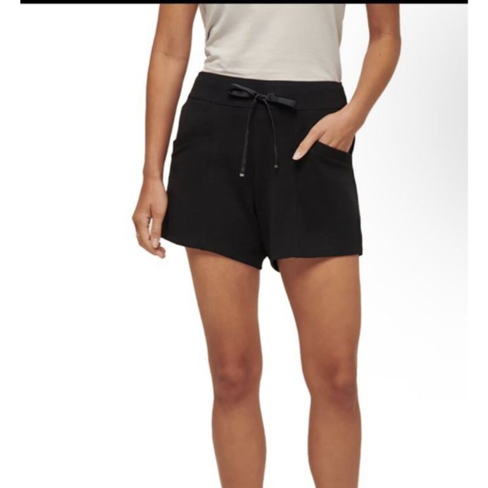 Travis Mathew Black Ponte Pocket Shorts Women's M Casual
